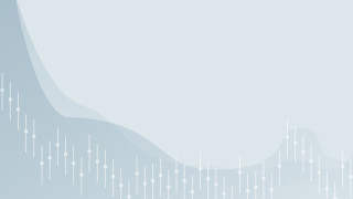 Abstract wave pattern with biomarker data points on a light background, illustration.